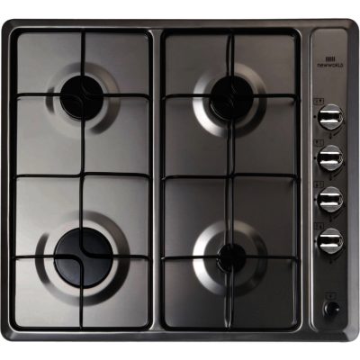 New World GHU601 60cm Gas Hob with FSD in Stainless Steel